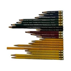 Vintage Instructo Color Transparency Pencils Assorted Mixed Lot - Picture 1 of 5