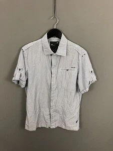 G-STAR RAW Short Sleeve Shirt - Size Large - Striped - Great Condition - Men’s - Picture 1 of 3