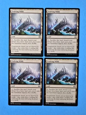 4x Evolving Wilds Tarkir Dragonstorm TDM 2025 Mtg Magic Gathering Land 255 - Image 1 of 2