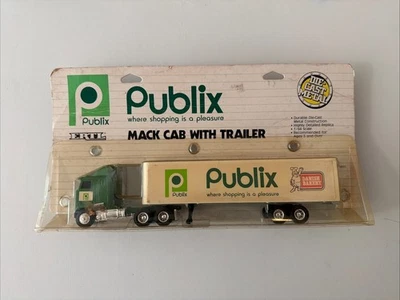 ERTL PUBLIX 1989 Supermercado Mack cabina con remolque #9691 ~ Nuevo de Lote Antiguo Foto 1 de 2