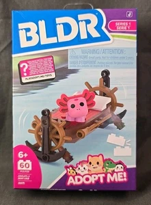 BLDR Adopt Me! Axolotl & Boat Crib Building Set #0071 NEW w/ CODE Jazwares - Picture 1 of 3
