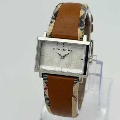 Reloj Mujer BURBERRY Tono Plateado Clásico Suizo 33mm, Cuero Marrón, BU2151 Foto 1 de 4