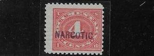 US Scott RJA12, Revenue, 1919 Narcotic Tax, 4 Cent, Mint, OG, NH, F/VF - Picture 1 of 1