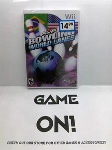 AMF Bowling: World Lanes (Nintendo Wii, 2008) New Factory Sealed - Free Ship - Picture 1 of 2