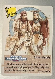 Spellfire CCG Uncommon Card Silver Hands - 1st Edition 277 of 400 - Picture 1 of 1