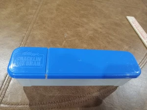 Vintage Kellogg's Cracklin' Haferkleie Werbung Müsli Kunststoff Snack Behälter - Bild 1 von 3