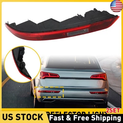 2 件适用于奥迪 Q5 2018 - 2021 80A945069A 下尾停止灯左后保险杠灯 — 第 1/4 张图片