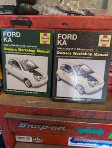 Ford Ka Mk1 Haynes Manual X2 Duratec And Enduratec Used Great Useful Books - Picture 1 of 4