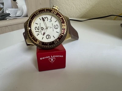 Reloj Swiss Legend Hombre 21818P Neptuno Esfera Blanca 52mm Foto 1 de 4