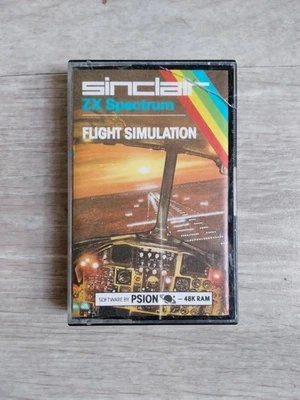 sinclair zx spectrum flight simulation en boite complet etat be cassette - Photo 1/4