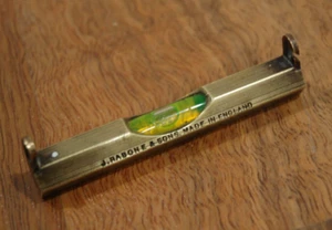 Vintage J Rabone Brass Bricklayers Line string Spirit Level England - Picture 1 of 5