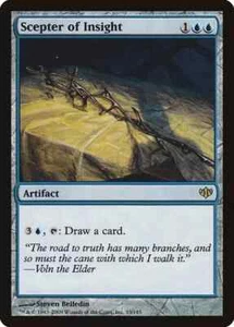MTG Scepter of Insight Conflux R 33/145 (MODERATELY PLAYED) - Picture 1 of 1