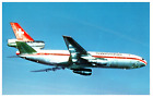 Swissair DC 10 Srs 30 Airplane Postcard