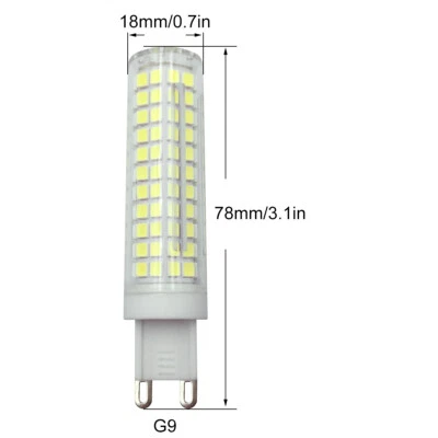 G9 LED Light bulb 10W 110V/220V 136-2835 SMD Ceramics Light Equivalent to 100W - Image 1 of 4