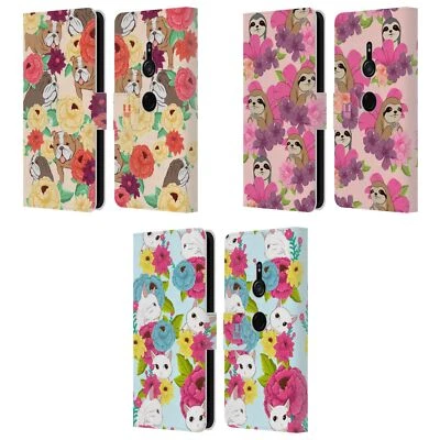HEAD CASE DESIGNS FLORAL & ANIMAL PATTERN LEATHER BOOK CASE FOR SONY PHONES 1 - Image 1 of 4