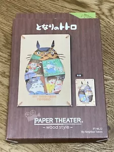 ENSKY PAPER THEATER Wood Style PT-WL12 My Neighbor Totoro dal Giappone - Foto 1 di 3