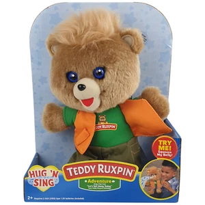 TEDDY RUXPIN Teddy Bear Hug N Sing Adventures NEW Soft Plush Toy 2018 USA Gift - Picture 1 of 10