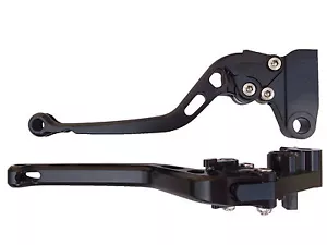 BLACK AERO LONG MOTORCYCLE CLUTCH BRAKE LEVER for HONDA CBR1000RR FIREBLADE 2009 - Picture 1 of 1