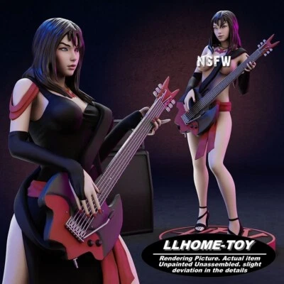 Hex Thorn Guitar NSFW Resin 1:4 Model Kit Unpainted 3d Print GK Statue Figure - Image 1 of 3