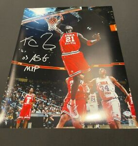 Kevin Garnett Signed Auto NBA ALL STAR 16x20 Photo "03 ASG MVP" JSA WIT COA