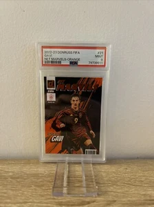GAVI - PSA 9 - NET MARVELS Orange SP Parallel - SPAIN 2022-23 Panini Donruss #21 - Picture 1 of 2