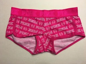 Victoria Secret PINK LOGO BOYSHORTS/SHORTIE HÖSCHEN 2016 MITTEL PINK MULTI - Bild 1 von 3