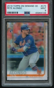Pete Alonso 2019 Topps On Demand 3D /540 #475 Rookie RC PSA 9 MINT - Picture 1 of 2