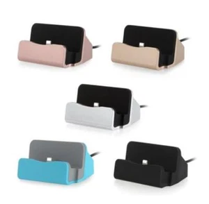 Ladegerät Dockingstation Cradle Adapter für iPhone 14 13 12 11 X XS XR 7 8 Schwarz - Bild 1 von 5