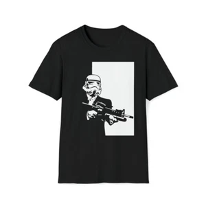 Scartrooper mash up t-shirt scarface storm trooper star wars fan sw black white - Imagen 1 de 5