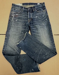 Abercrombie & Fitch A&F Men's Destroyed Denim Blue Jeans W30 L32 + FREE SHIPPING - Picture 1 of 5