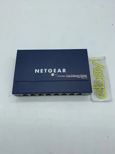 Netgear FS108 v2 Port 10/100 Fast Ethernet Switch (ONLY)- Free Shipping - Picture 1 of 6