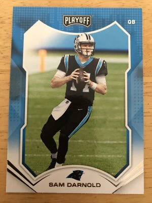 2021 Panini Playoff #157 - Sam Darnold - Carolina Panthers - Image 1 of 2