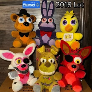 Authentic Five Nights at Freddy’s Funko Plush Lot of 6 Springtrap FNaF Bonnie - Picture 1 of 14