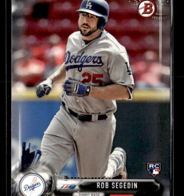2017 Bowman Paper Rob Segedin Los Angeles Dodgers RC #55  5 Card Lot - Image 1 of 2