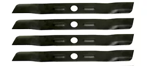 4 USA Mower Blades Low Lift Mulching Replaces Black & Decker 90548199 18in. Deck - Picture 1 of 7