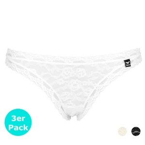 like it! - String Serie Lisa 3er Pack - Weiss / Schwarz / Ivory - Gr. S / M / L - Bild 1 von 4