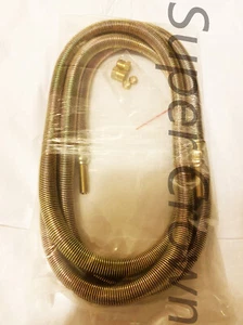 Flexible Oil Mesh Metal Surround Hose Line Tubing Ф4mm x 72.83"L FHCY-4185 Showa - Bild 1 von 3