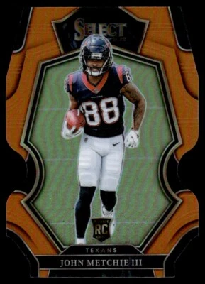 2022 Panini Select Premier Level Orange Die Cut John Metchie III Rookie 119/199 - Image 1 of 2