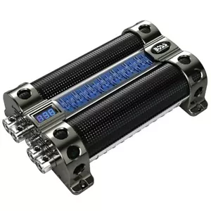1 BOSS AUDIO SYSTEMS CAP18 condensatore ibrido cromato 18 farad 18000 watt rms - Foto 1 di 8