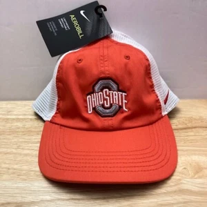 *NWT* THE OHIO STATE BUCKEYES Nike Dri-Fit Heritage86 "Aerobill" Strapback Hat - Picture 1 of 8