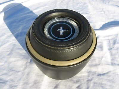 1967 ford mustang Black steering wheel horn ring center pad 67 - Image 1 of 4