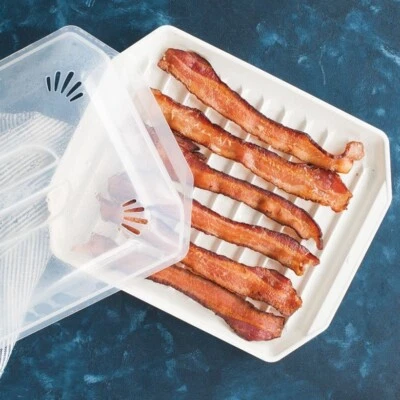 Nordic Ware Compact Bacon Tray with Lid - Image 1 of 3