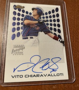 2004 Topps Finest Refractor Vito Chiaravalloti #121 Rookie Auto RC