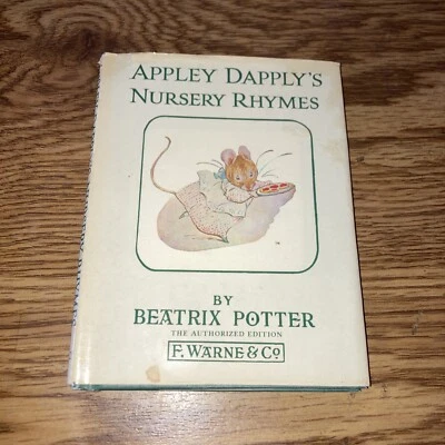 Appley Dapply's Nursery Rhymes , Beatrix Potter HC DJ F Warne & Co Foto 1 de 4