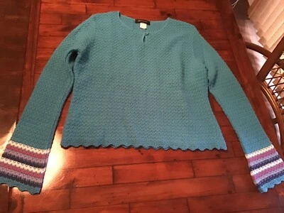 Suéter Pullover Xhilaration Niñas Talla XL (14/16) Hilarado Verde Azulado Foto 1 de 4