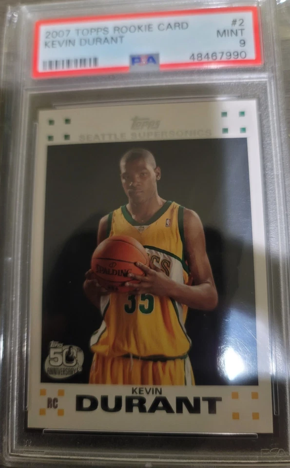 Kevin Durant 2007-08 SP Rookie Edition PSA grado 9 Foto 1 de 1