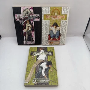 Death Note Vol 1, 2, & 5 Manga Shonen Jump Advanced Tsugumi Ohba Deathnote - Picture 1 of 8