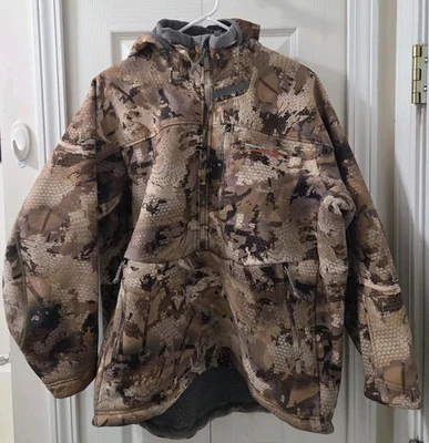 SITKA DAKOTA HOODIE OPTIFADE WATERFOWL MARSH MEN’S SIZE LARGE 50223-WL-L HOODY  - Image 1 of 4