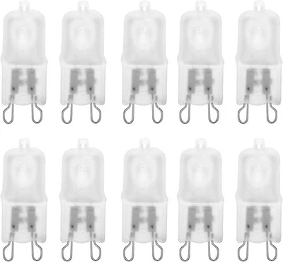 10 Pack Frosted Lense Dimmable Q50/G9/FR/120V G9 JCD 50 Watt 120 Warm White  - Image 1 of 4