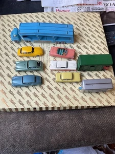 vtg lensey car carrier with cars - Picture 1 of 13